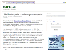Tablet Screenshot of celltrials.info